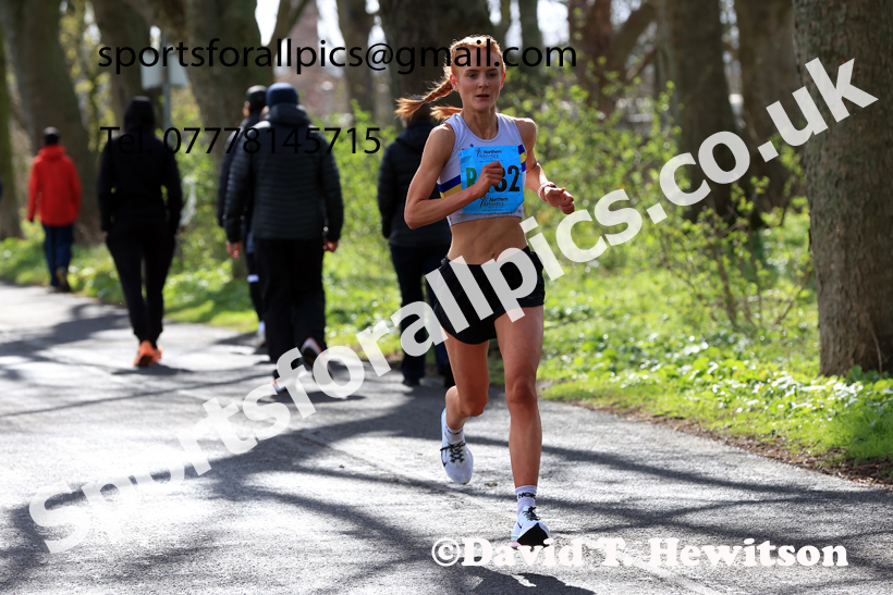 Senior Womens 6 Stage Road Relay, 2026 Northern Mens 12 and Womens 6 Stage Road Relays and Young Athletes 5k, Sheepmount Stadium, Carlisle. Photo: David T. Hewitson/Sports for All Pics